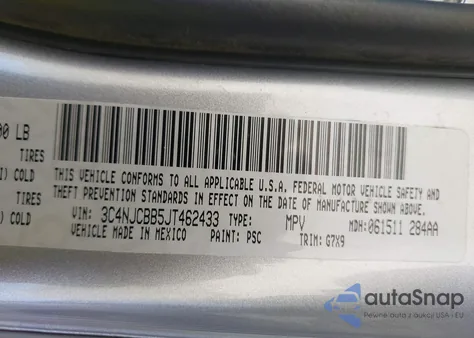 2018 Jeep Compass Altitude Fwd from USA, damaged, VIN 3C4NJCBB5JT462433